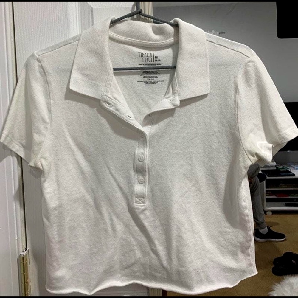 Cropped Polo Shirt